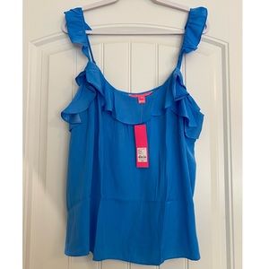 Lilly Pulitzer Blue Thistle Cailee Tank NWT